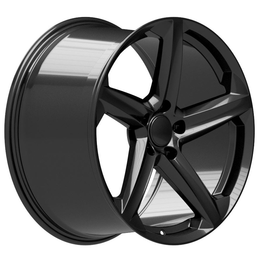 C8 Corvette Stingray and Z51 Models 20x11 Black 5 Spoke Rim, Reproduction, Single