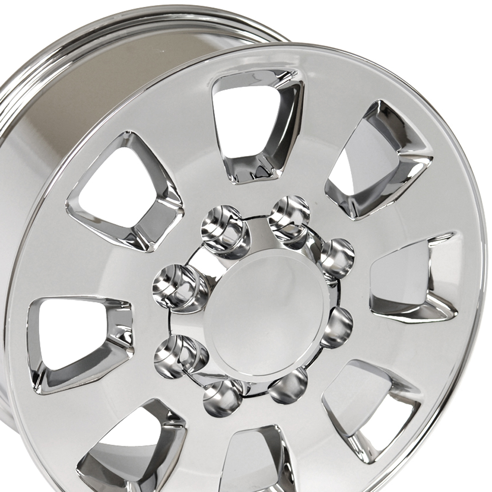 18" Replica Wheel fits GMC Sierra,  CV75A Chrome 18x8