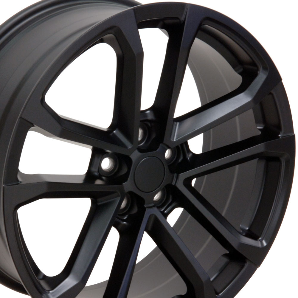 2010-2015 Camaro ZL1 Wheels CV19 Satin Black Camaro Rims Staggered set of 4