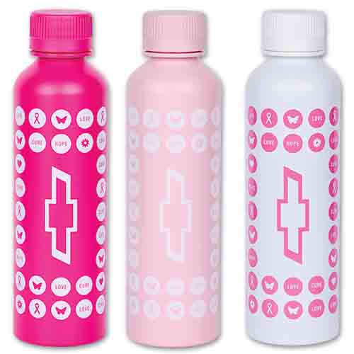 Support Breast Cancer 20.9oz Single Wall Water Bottle