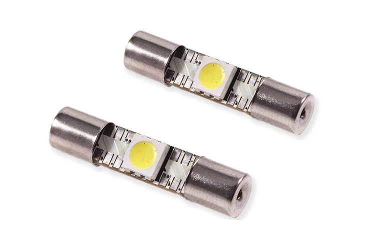 28mm SMF1 LED Bulb Cool White Pair Diode Dynamics