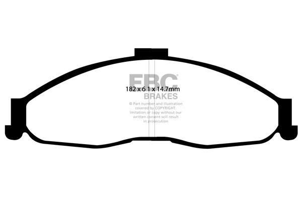 1998-2002 Chevrolet Camaro Base,  3.8, V6  Greenstuff Street sport FRONT Disc Brake Pad Set FMSI D749, DP21239