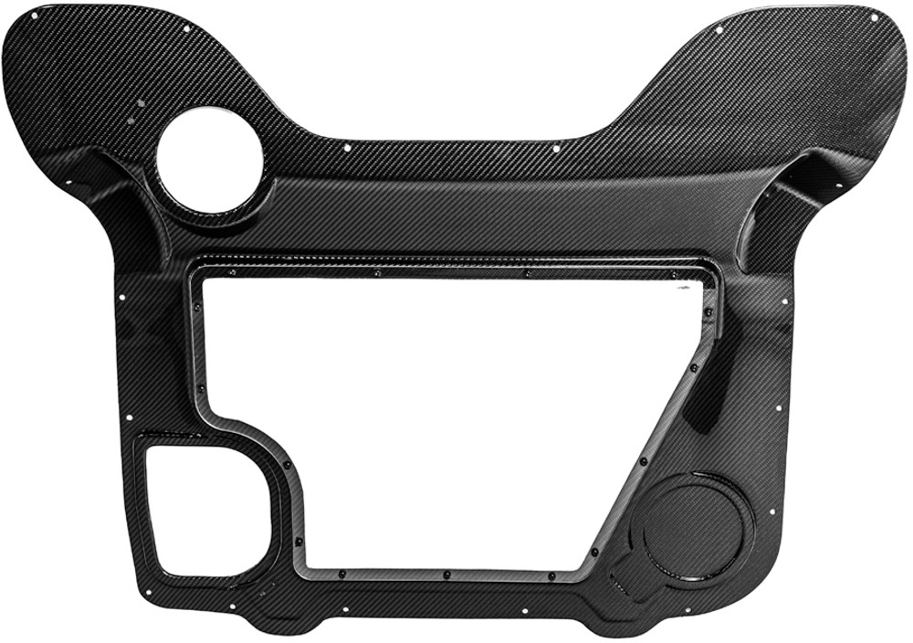 20-25+ C8 Corvette Carbon Fiber, Transparent Engine Compartment Lid Convertible