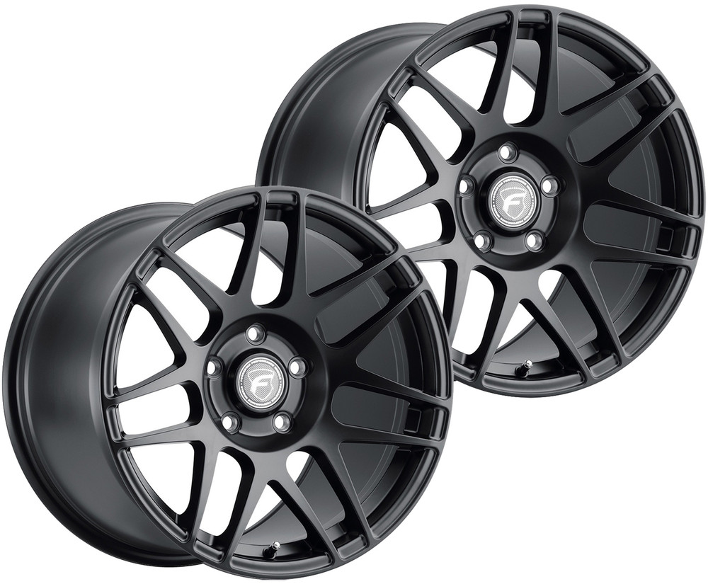 20-25+ C8 Corvette, 16-24 Camaro, F14 17x10" +44 Rear Drag Wheel Set Satin Black