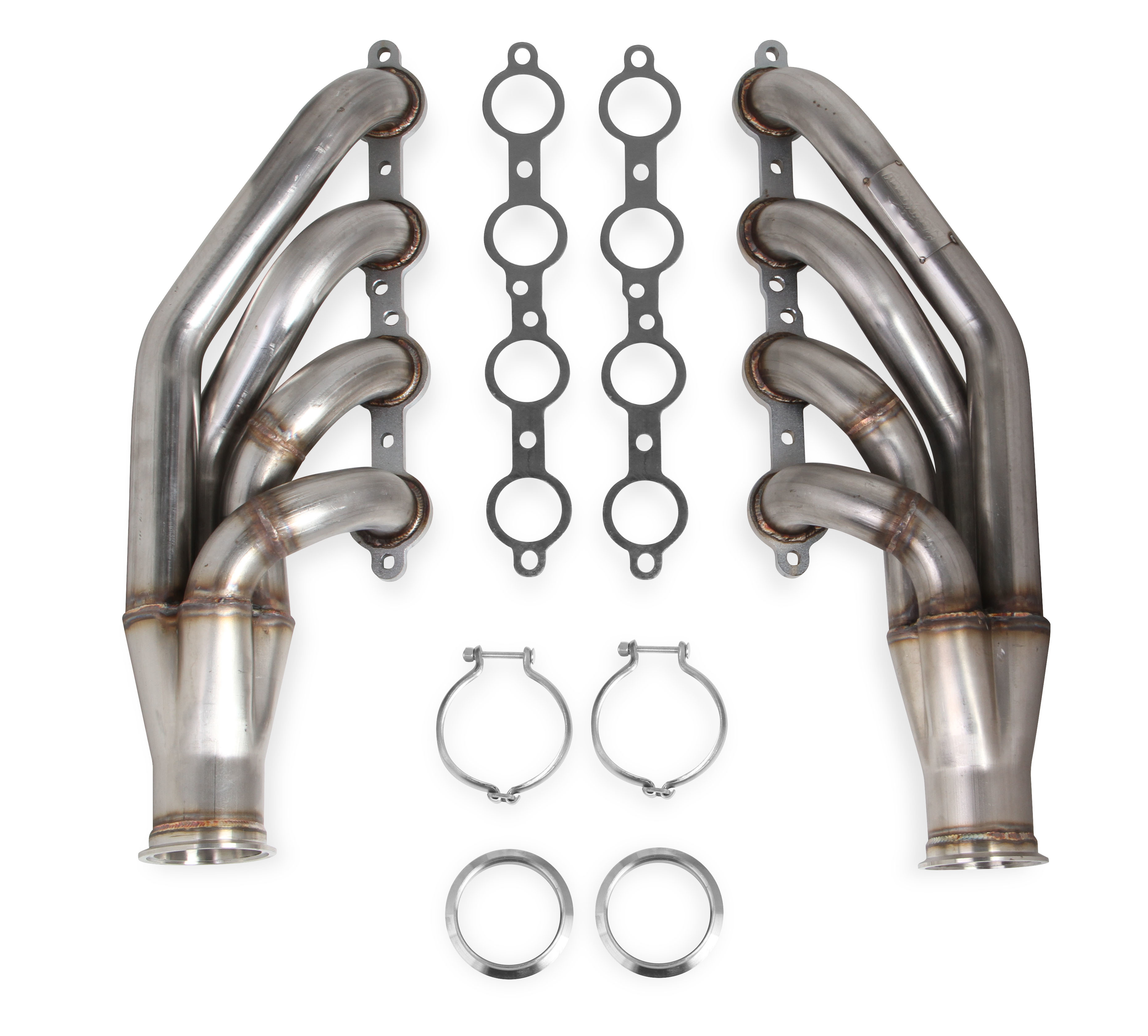 FLOWTECH LS 409ss Turbo Headers Up & Forward Style, 1-3/4 in Primary, 3 in Colle