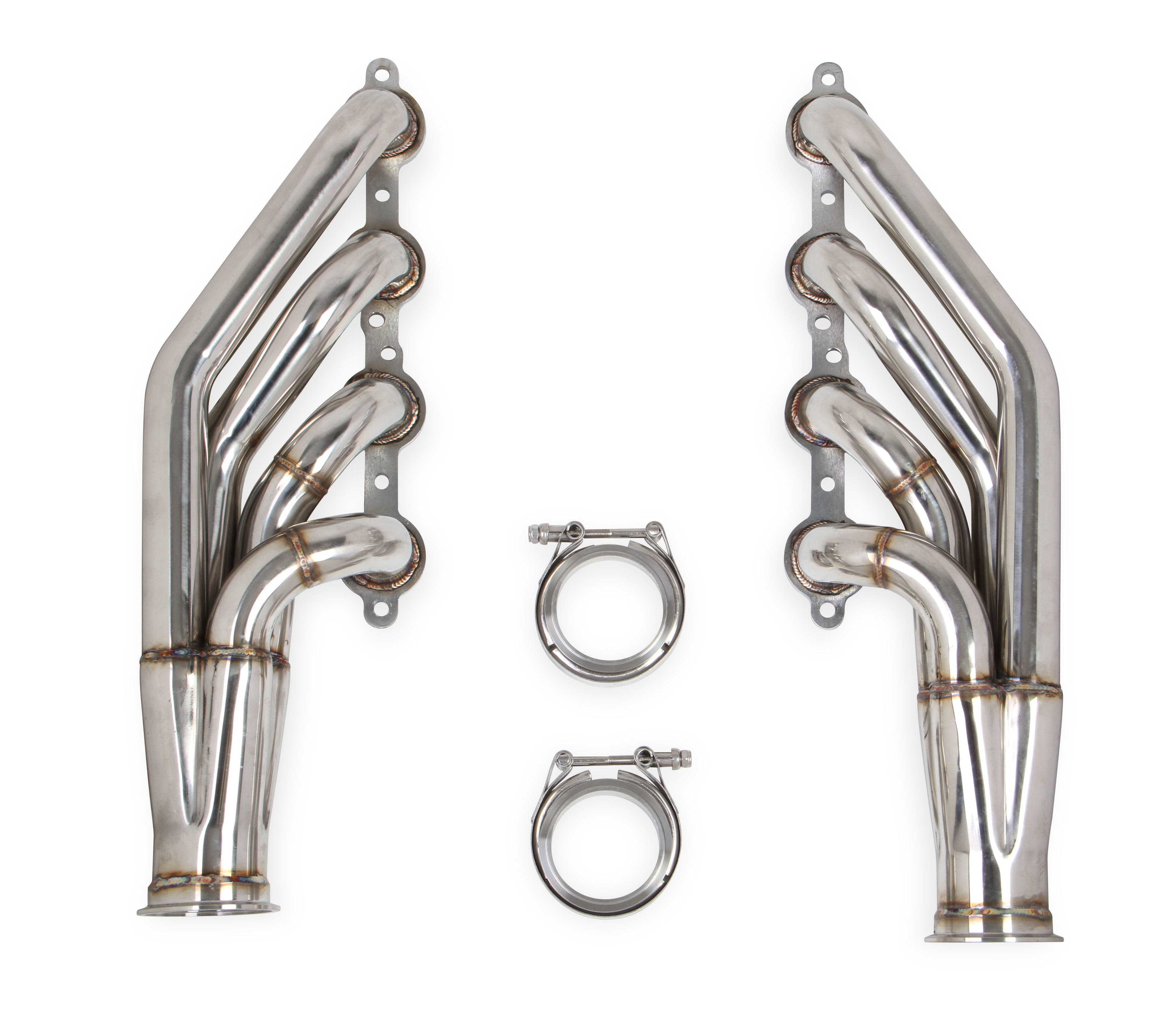 FLOWTECH LS 409ss Turbo Headers Up & Forward Style, 1-7/8 in Primary, 3 in Colle