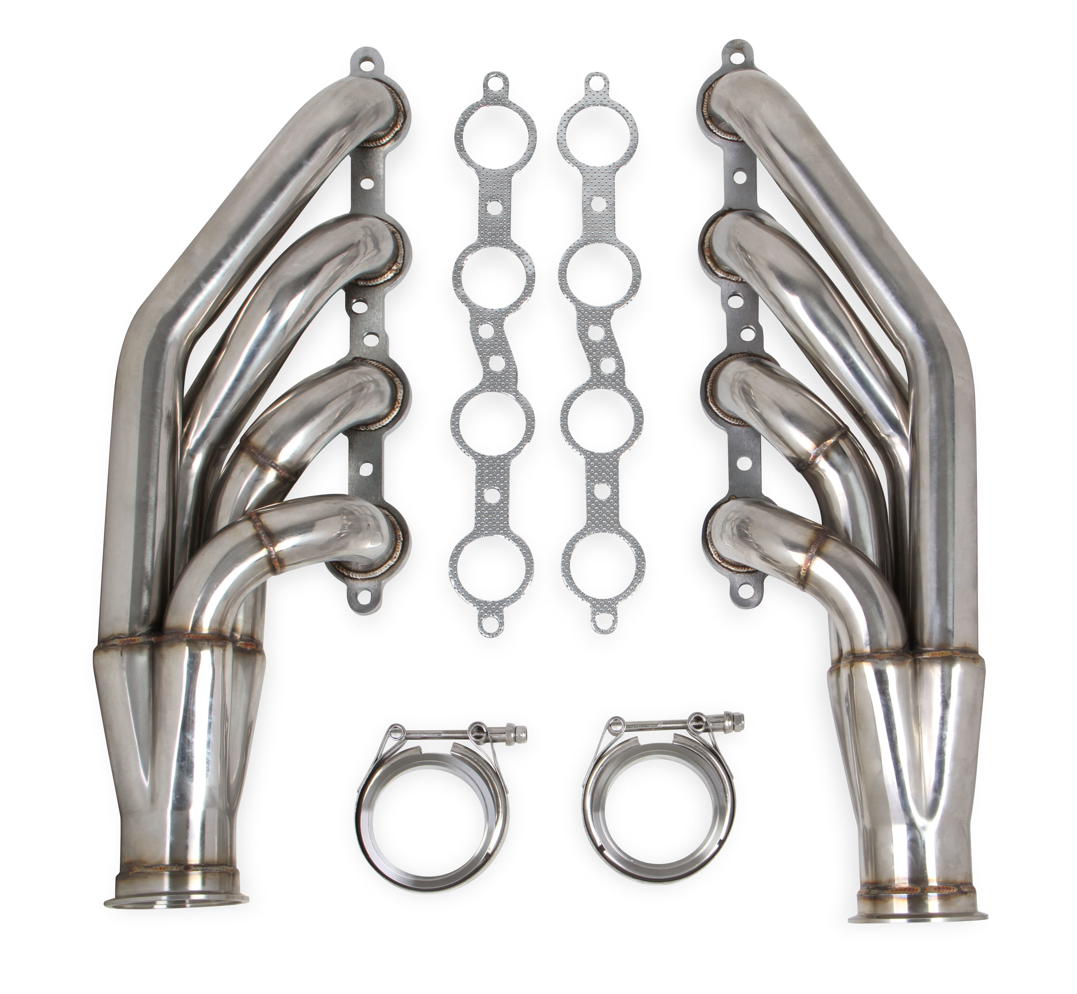 FLOWTECH LS 304ss Turbo Headers Up & Forward Style, 1-7/8 in Primary, 3 in Colle