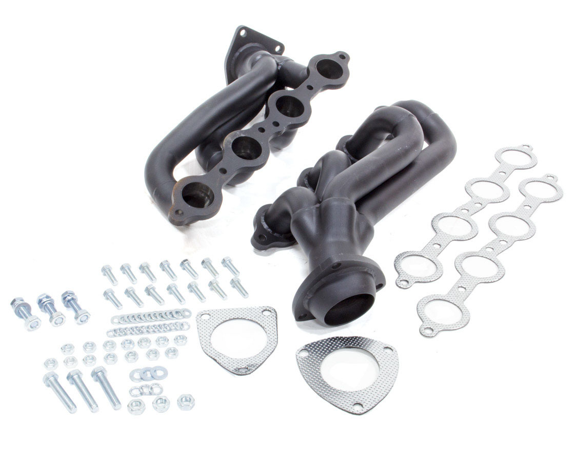 FLOWTECH Headers GM LS V8 Trucks 02-13 Shorty Style, 1-5/8 in Primary, 2-1/2 in