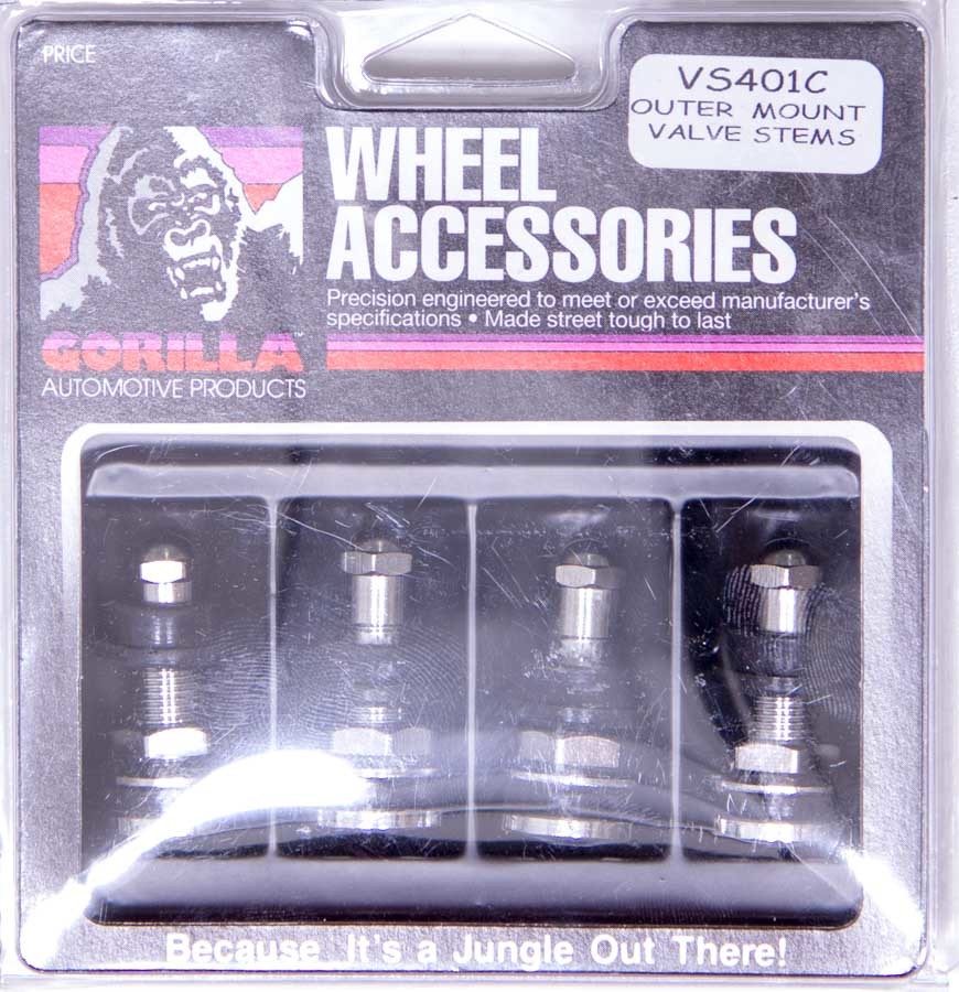 GORILLA VS401C Outer Mount Valve Stems 4 pack