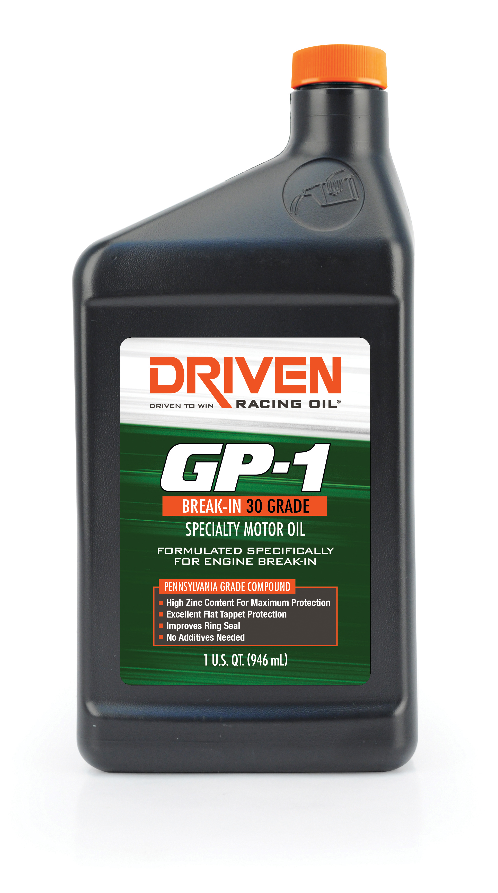 Driven Oil GP-1 Break-In 30 Grade - Quart JGP19336