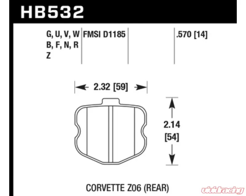 Hawk Performance DTC-80 Chevrolet Rear