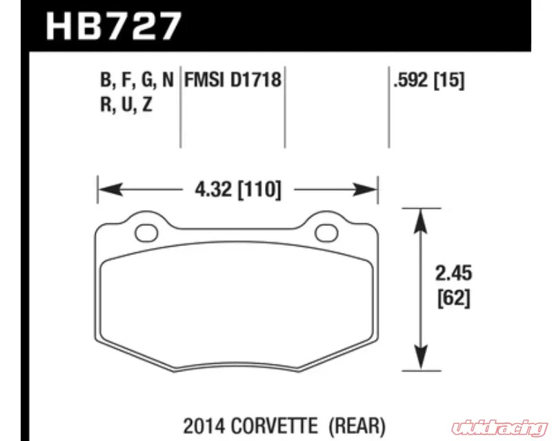 Hawk Performance DTC-80 Chevrolet Rear