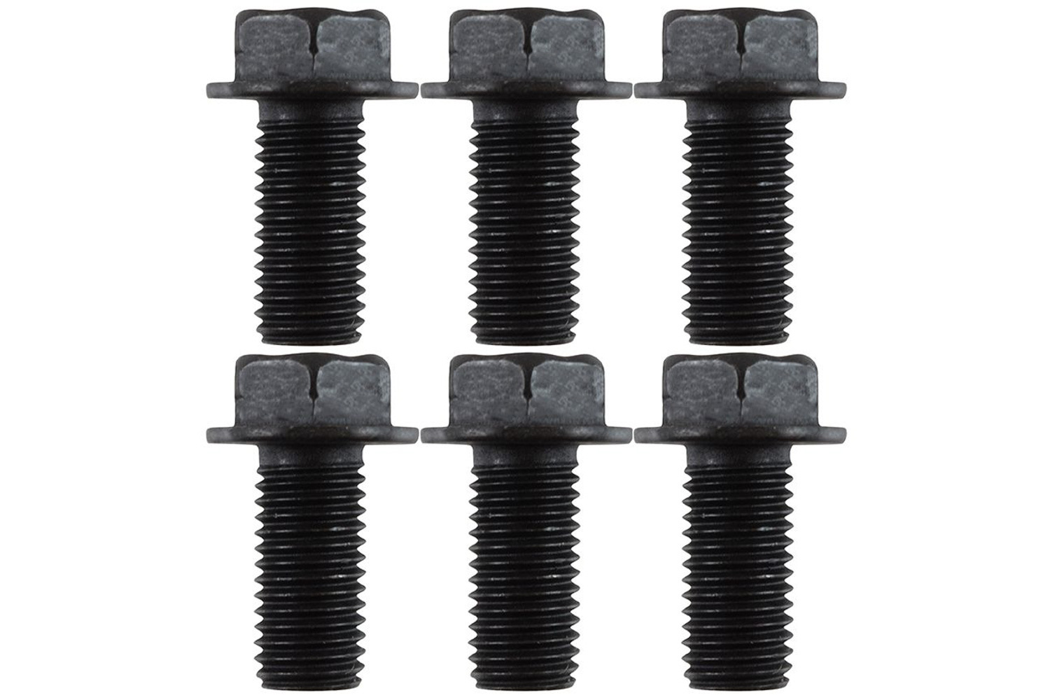 ICT BILLET Flywheel Bolt Kit, 11 mm x 1.5 Thread, 23.5 mm Long, Hex Head, Steel,