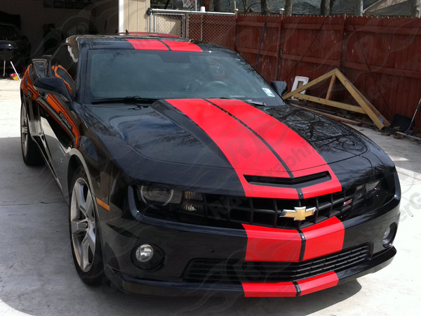 2010 & Up Camaro Pace Car Style Rally Stripe Decal Kit