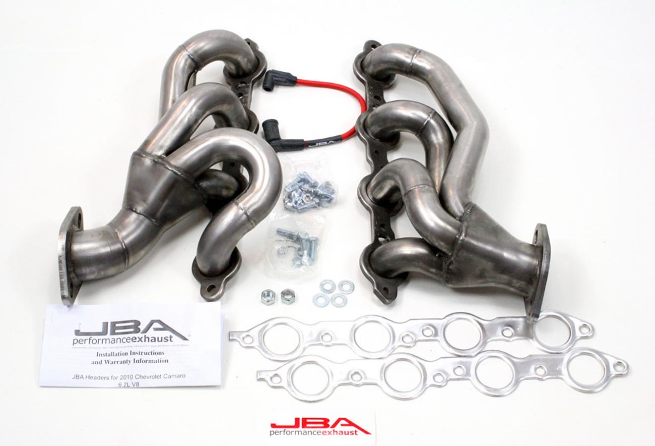 JBA Headers Headers, Cat4ward, 1-3/4" Primary, 3" Collector, Stainless, Natural, GM LS-Series, Chevy Camaro 2011-14, Kit