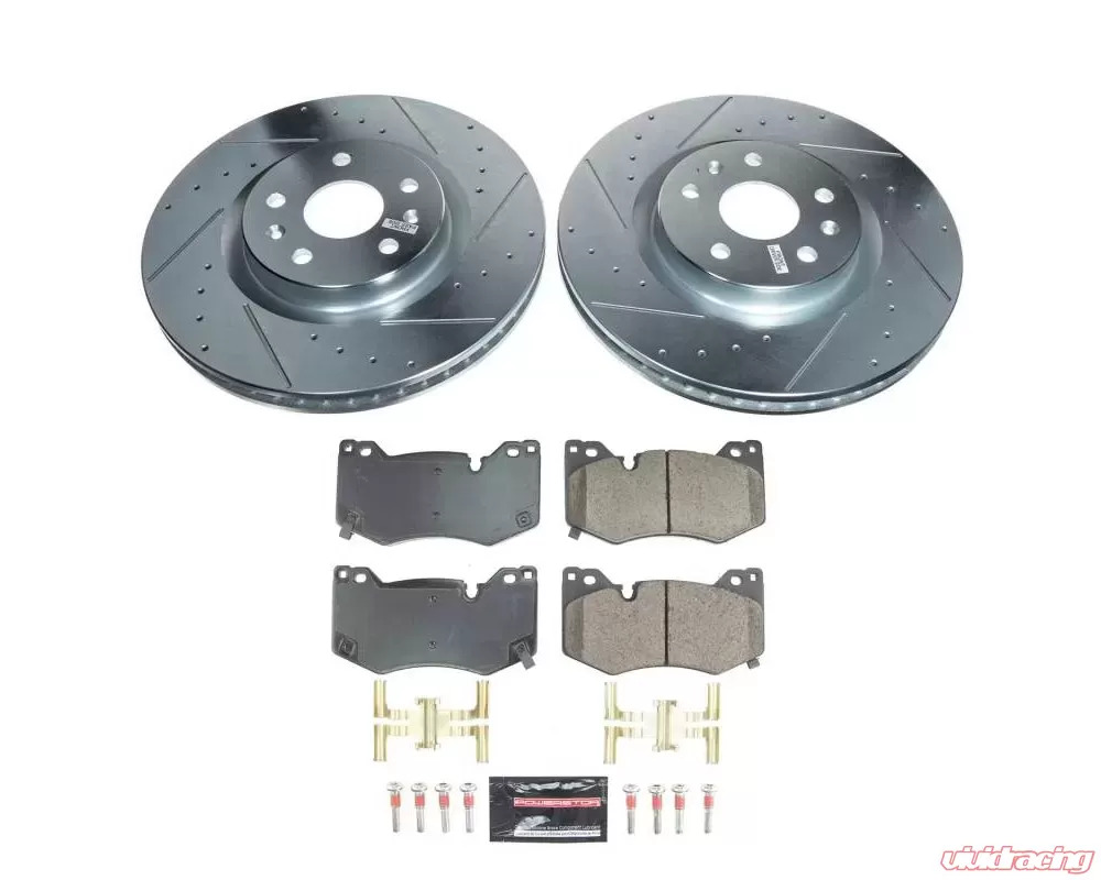 Power Stop Front Z23 Evolution Brake Kit Chevrolet C8 Corvette Stingray 2020-2024