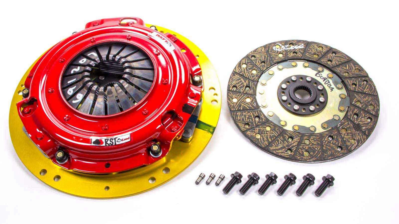 C5 / C6 Corvette McLeod RST Street Twin Disc Clutch Kit, Street Twin, Organic Rigid Hub 9-11/16 in Diameter