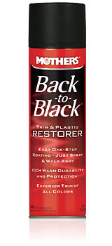 MOTHERS Exterior Protectant, Back To Black, 10 oz Aerosol, Each