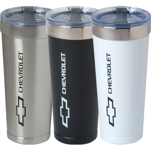 Chevrolet Bowtie Logo 20 Oz. POLAR Travel Thermal Stainless Steel Mug Tumbler