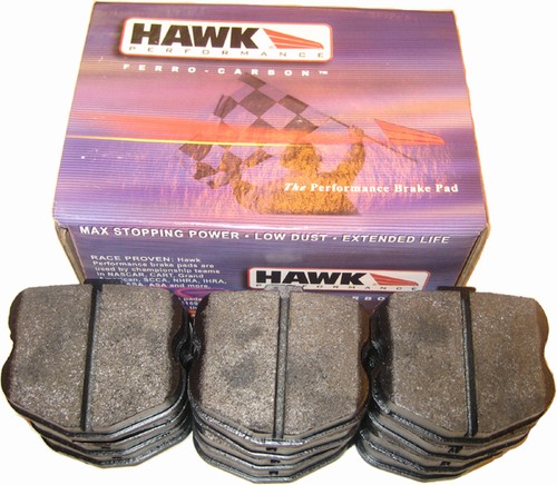 C6/Z06 Corvette Hawk HPS Brake Pads - Front Corvette (Z06 and Grand Sport models)