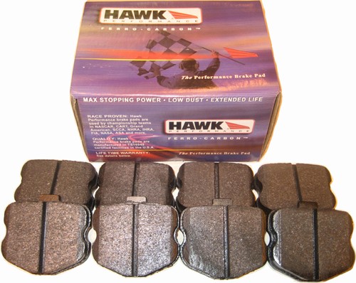 C6 Corvette  Hawk HPS Brake Pads - Rear Corvette Z06 and Grand Sport models