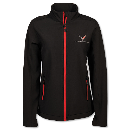 2020 C8 Corvette, Ladies’ C8 Corvette Matrix Soft Shell Jacket