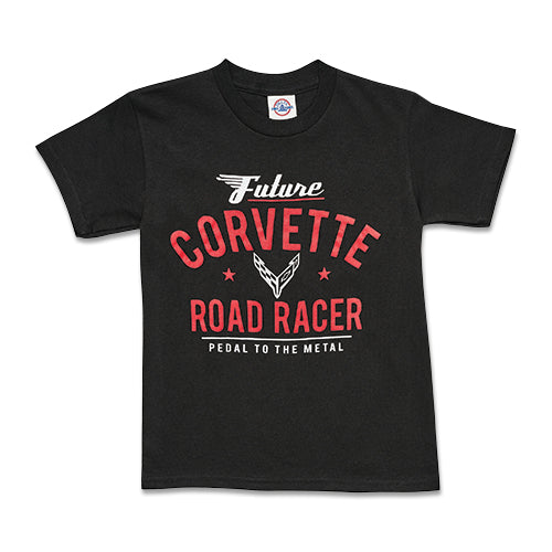 C8 Corvette, 2020 Corvette Logo YOUTH  CORVETTE ROAD RACER T-SHIRT