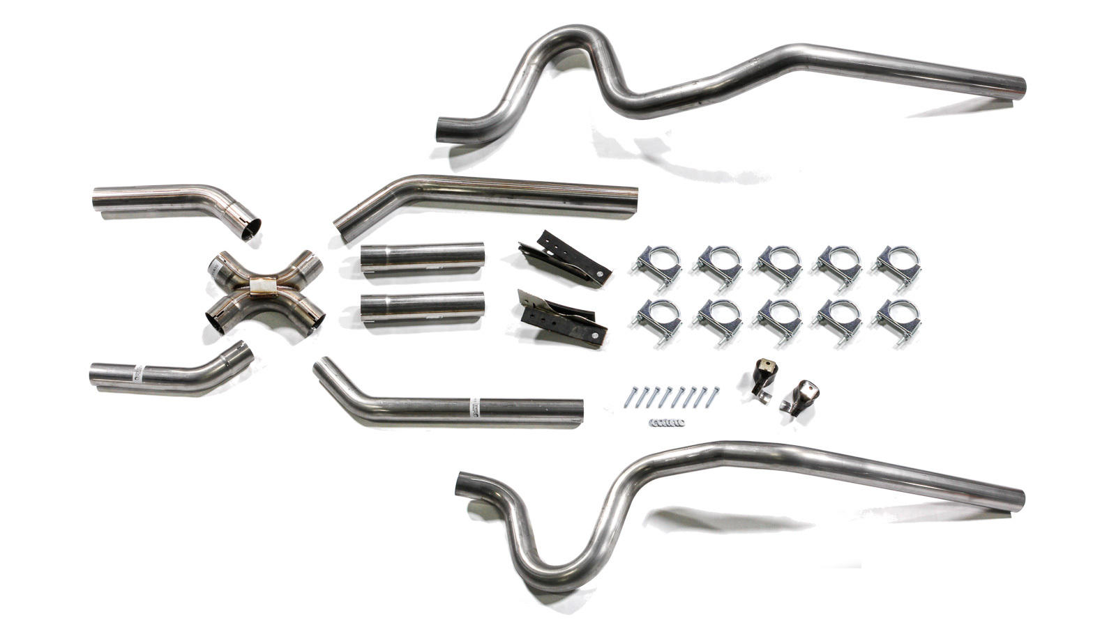 Exhaust System, No-Muffler System, Header-Back, 2.5 in Diameter, 2.5 in Tips, St