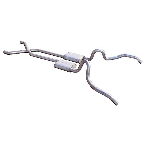 Exhaust System, Street Pro X-Pipe System, Header-Back, 2.5 in Diameter, 2.5 in T