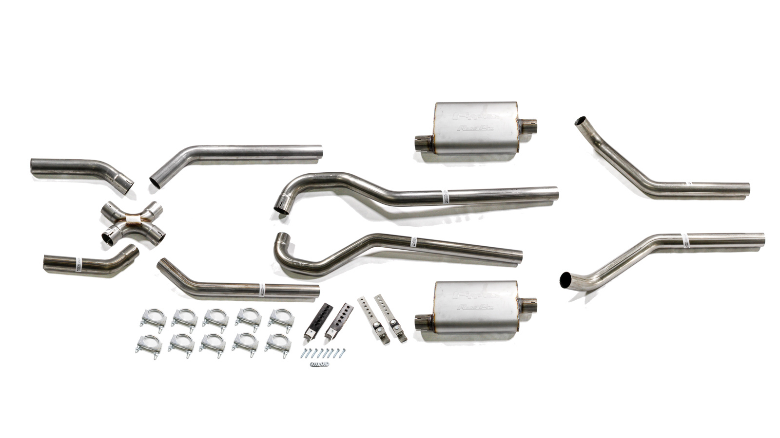 Exhaust System, Street Pro X-Pipe System, Header-Back, 2.5 in Diameter, 2.5 in T