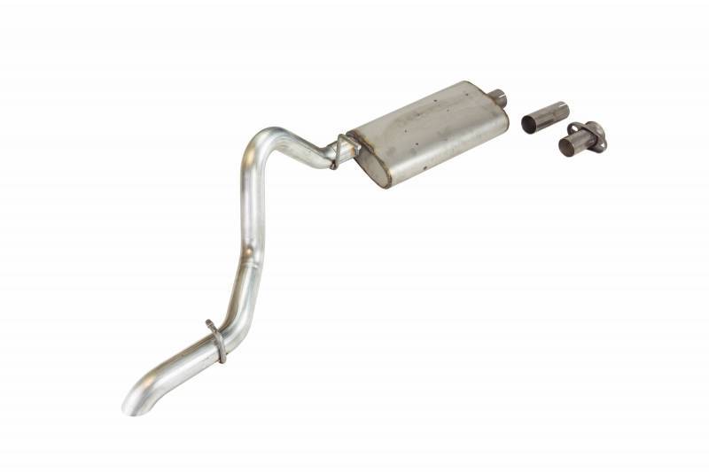 Exhaust System, Street Pro, Cat-Back, 2.5 in Diameter, Stainless, Jeep Wrangler