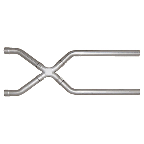 Exhaust X-Pipe, 2.5 in Diameter, Stainless, Natural, Universal, Each Pypes