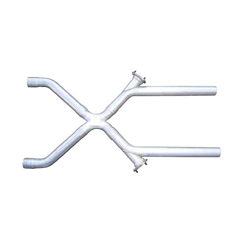 Exhaust X-Pipe, X-Change, 2.5 in Diameter, Cut-Out, Stainless, Natural, Universa