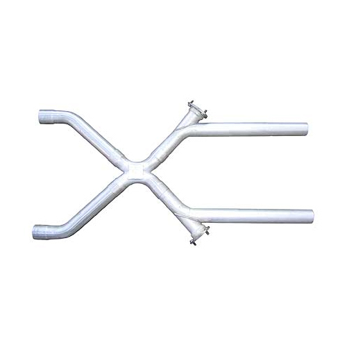 Exhaust X-Pipe, X-Change, 3 in Diameter, Cut-Out, Stainless, Natural, Universal,