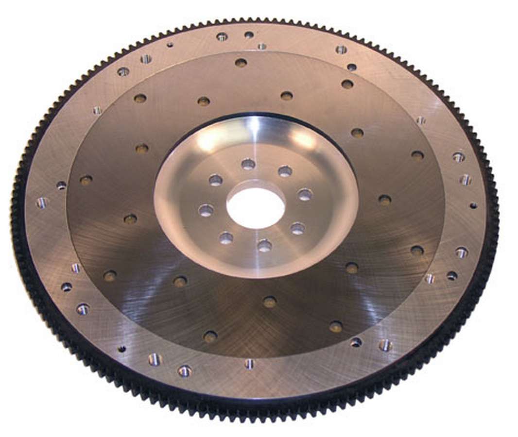 RAM Clutches Flywheel, True Balance, 164 Tooth, 14 lb, SFI 1.1, Replaceable Surface, Aluminum, Internal Balance, 8-Bolt Cra