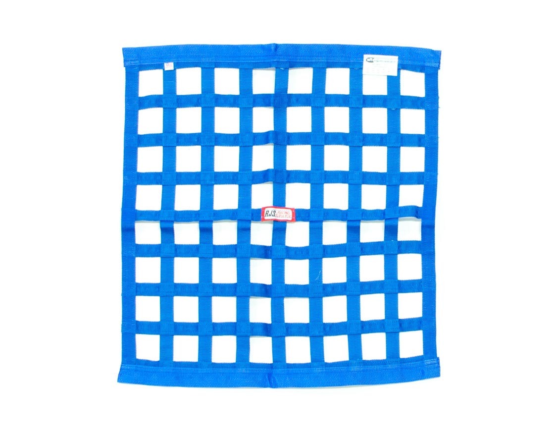 RJS, Ribbon Window Net 24x24 Blue SFI