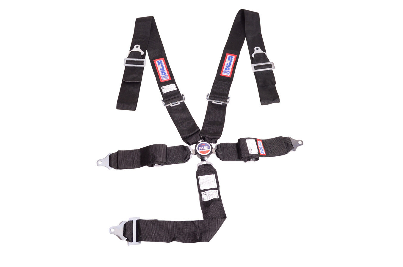 RJS, 5 PT Harness System Q/R Black Ind Wrap 3in Sub