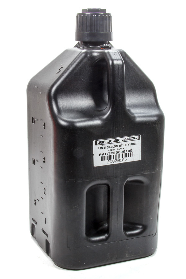 RJS, Utility Jug 5 Gallon Black