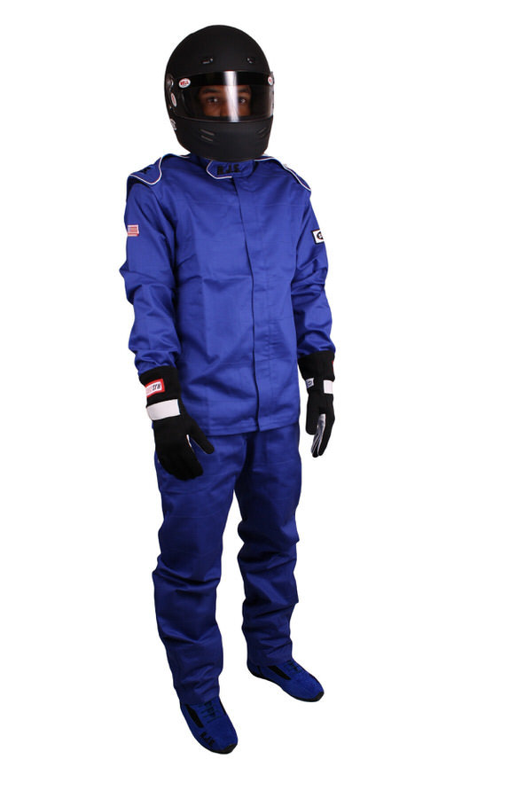 RJS, Racing Pants Blue Medium SFI-1 Fire Retardant Cotton