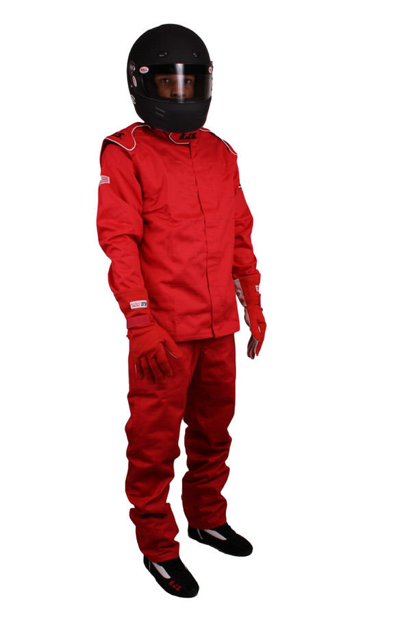 RJS, Racing Pants Red Large SFI-1 Fire Retardant Cotton