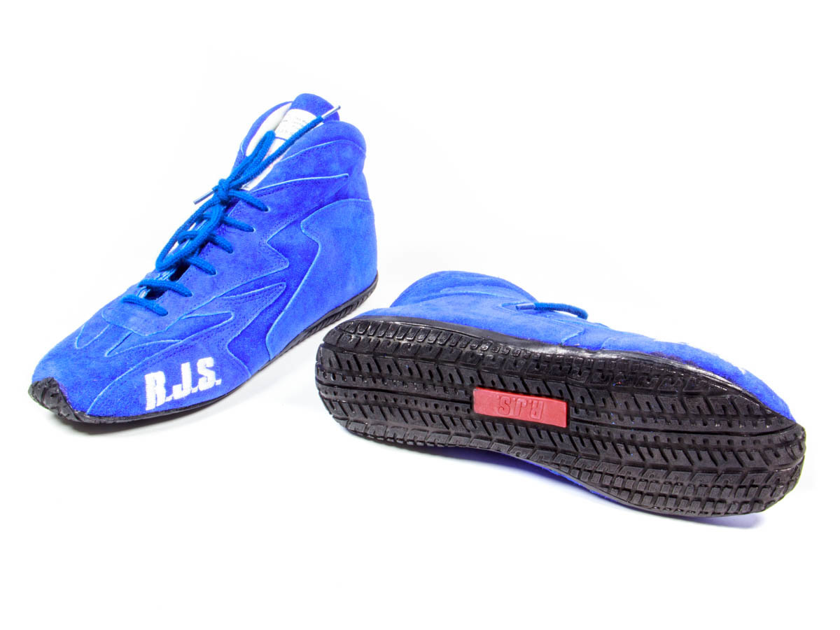 RJS, Redline Racing Shoe Mid-Top Blue Size 10 SFI-5