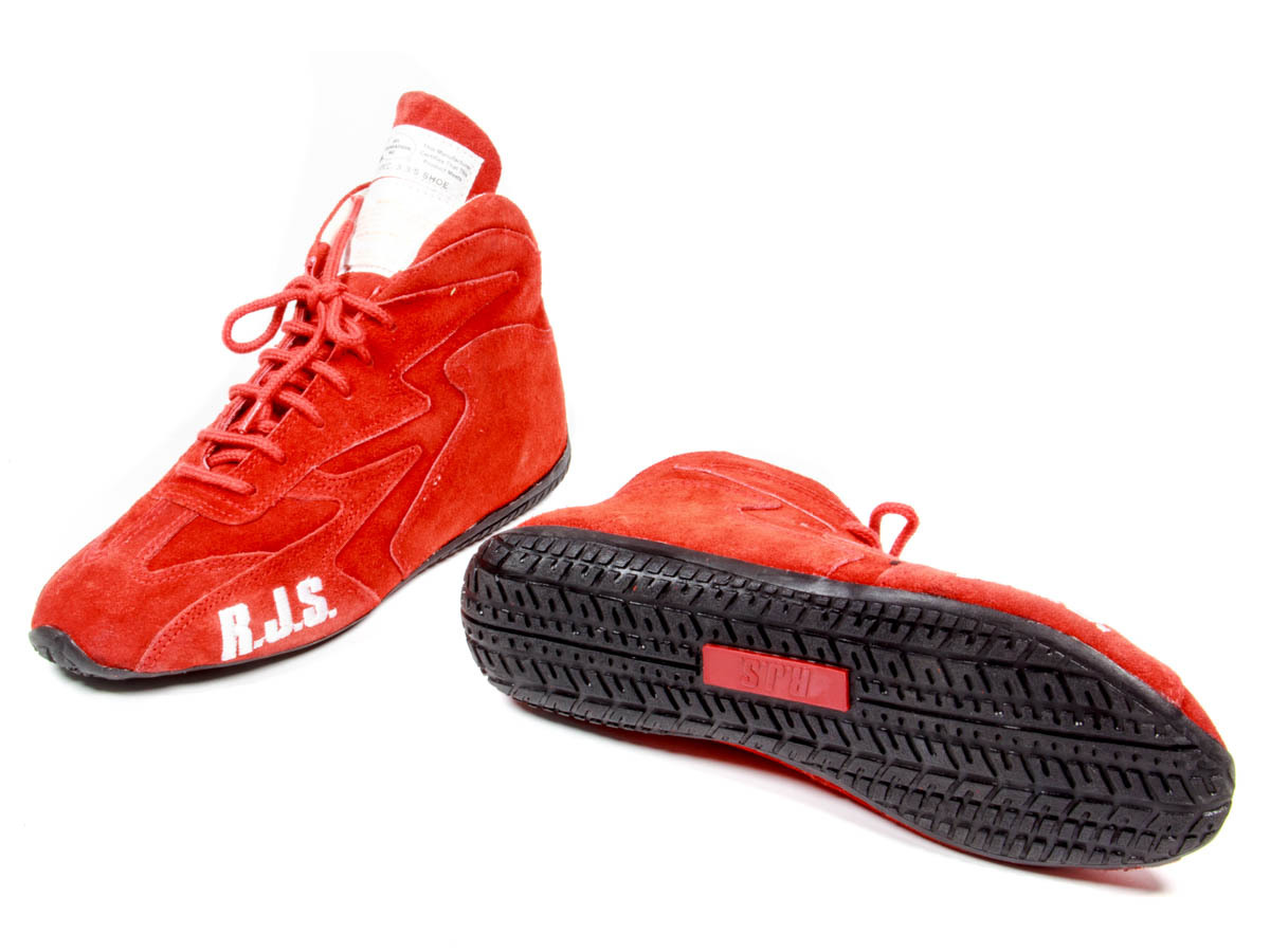 RJS, Redline Racing Shoe Mid-Top Red Size 7 SFI-5