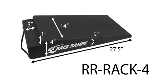 Race Ramps, 4in Rack Ramps Pair