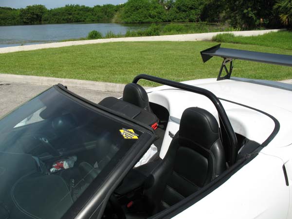 C6 Corvette Convertible Custom 4 Point Bolt on Roll Bar