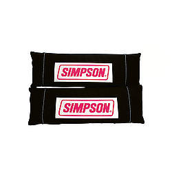 SIMPSON SAFETY Harness Pad - Speedfit - Fire Retardant - Nomex - Black - Pair