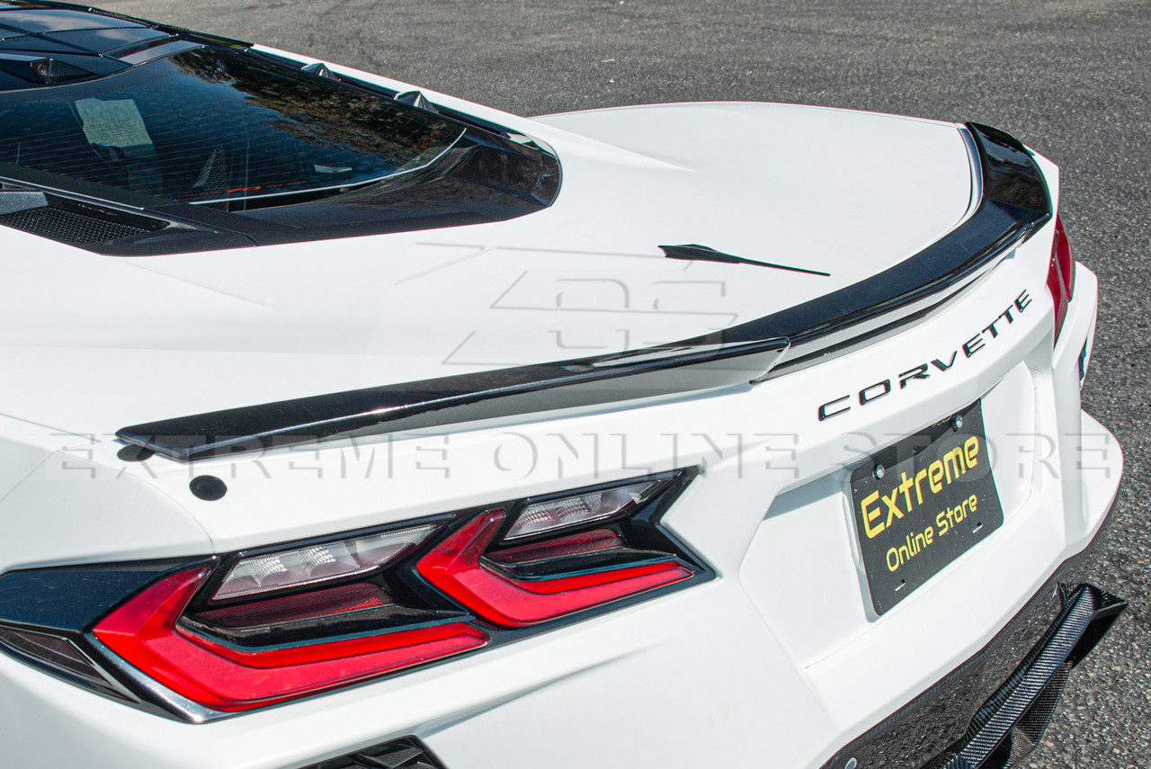 20-23+ C8 Corvette Low Profile Spoiler Carbon Flash