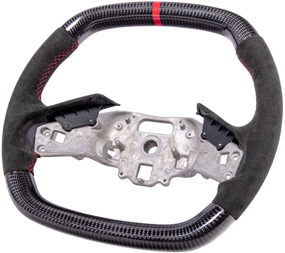 20-25+ C8 Corvette Carbon Fiber Steering Steering Wheel Alcantara - EOS