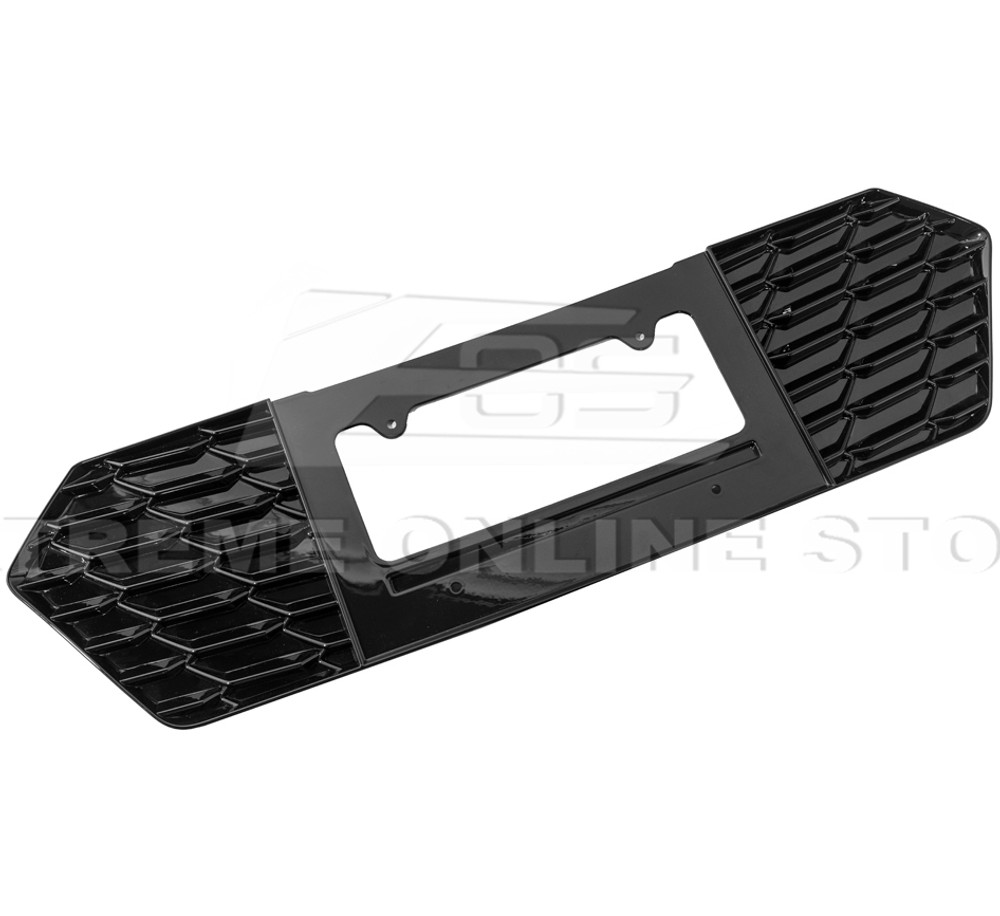 20-25+ C8 Corvette Carbon Flash Rear License Plate Backing Insert - EOS