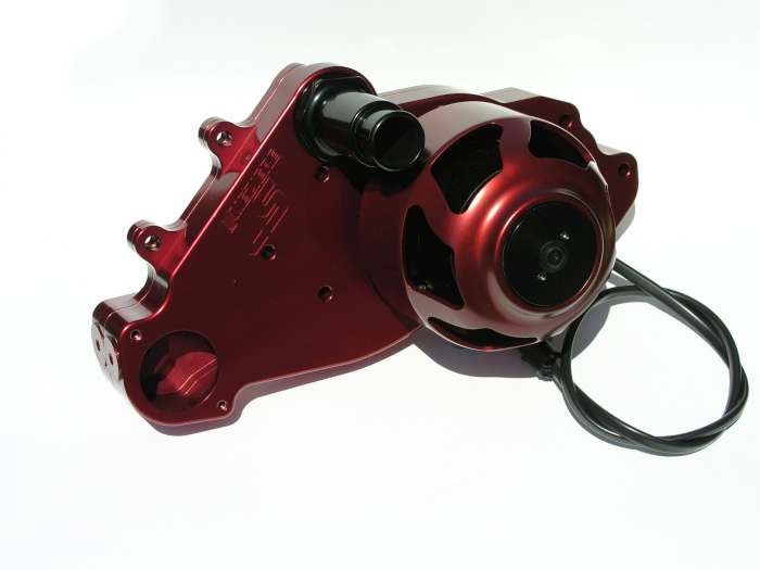 Meziere Anodized Electric Water Pump - LS1/LS2/LS3/LS6/LS7 C5, C6 Corvette Camaro