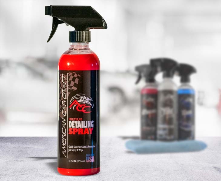 AMERICAN CAR CRAFT WATERLESS DETAILING SPRAY 16 FL OZ